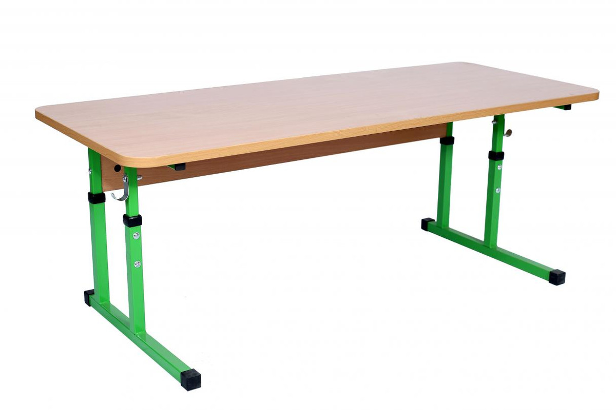 Стіл дитячий 2-місний без полиці АНШАР ГРУП, регулюється на ростові групи № 1-3